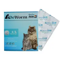 AnimAll VetLine DeWorm таблетки для котів та кошенят 1 таблетка - від глистів (4820150204624) 