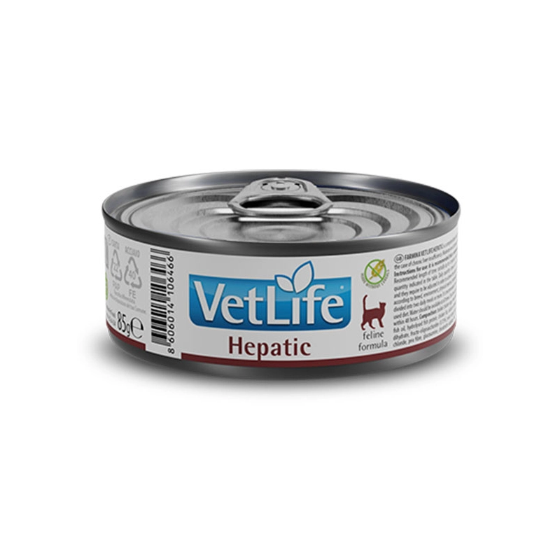 Farmina Vet Life Hepatic ВОЛОГИЙ КОРМ Холістік коти (дієтичний) 85 г 