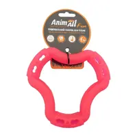 AnimAll Fun Кільце 6 сторін іграшка для собак 15 см - коралова (2000981169169) 