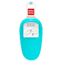 WAUDOG Silicone поїлка-насадка на пляшку 16.5х9 см - блакитна (4823089356181) 