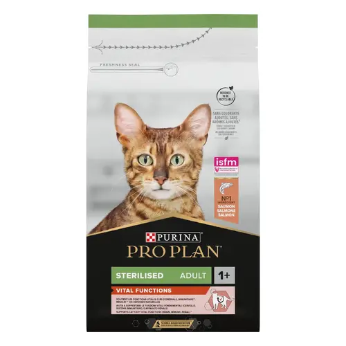 Purina Pro Plan Sterilised Adult 1+ Vital Functions сухий корм для стерилізованих котів 1.5 кг - з лососем (7613036517362)