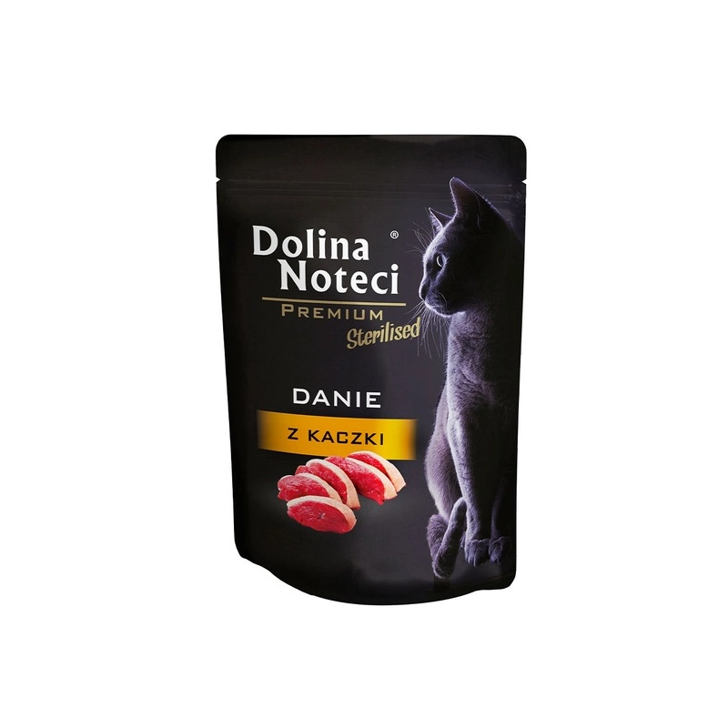 Dolina Noteci Premium Danie Sterilized ВОЛОГИЙ КОРМ Premium коти (з качкою) 85 г 