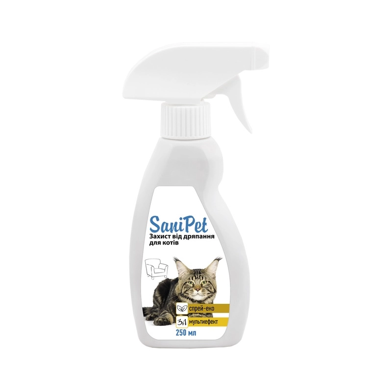 Спрей для кошек для защиты от царапания ProVET SaniPet 250 мл (4823082405640) 