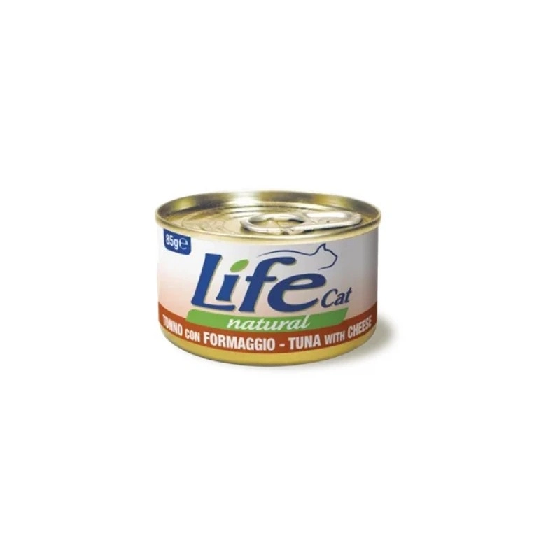 Lifecat Le Ricette вологий корм для котів 150 г - з тунцем та сиром (8034105422964) 
