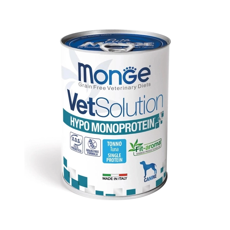Monge VetSolution Wet Hypo Canine Tuna ВОЛОГИЙ КОРМ Холістік собаки (з тунцем) 400 г 