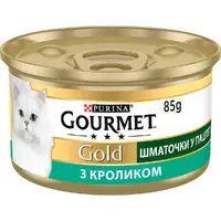 Gourmet Gold влажный корм для кошек 85 г - с кроликом (7613033706271) 