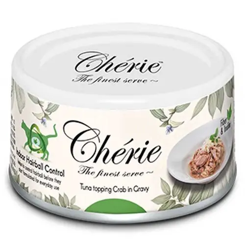 Cherie Hairball Control ВОЛОГИЙ КОРМ Супер-преміум коти (для контролю утворення грудочок шерсті) 80 г