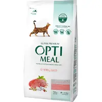 Optimeal сухий корм для котів 1.5 кг - з яловичиною та сорго (4820215364652) 