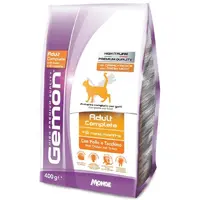 Gemon Cat Adult Complete сухий корм для котів 400 г - з куркою та індичкою (8009470297004) 