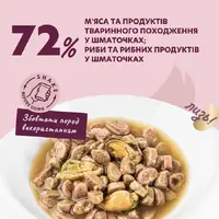 Delickcious Dinner ВОЛОГИЙ КОРМ Premium коти (суп з лососем та мідіею) 85 г  - фото 2