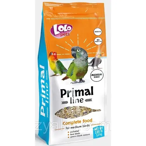 Primal Line корм для папуг німф 1.2 кг (5904479722201)