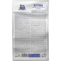 Brit Care GF Nutrition Kitten Gentle Digestion Strong Immunity сухий корм для кошенят 400 г - з лососем (8595602565030)  - фото 3