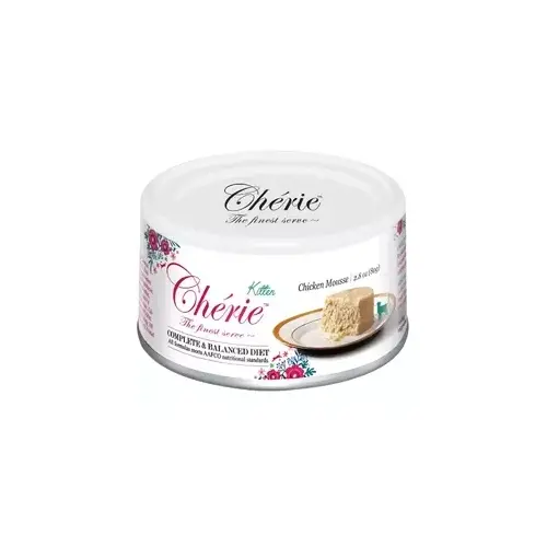 Cherie Kitten Complete&Balanced Diet Chicken Mousse ВОЛОГИЙ КОРМ Супер-преміум кошенята (мус із куркою) 80 г