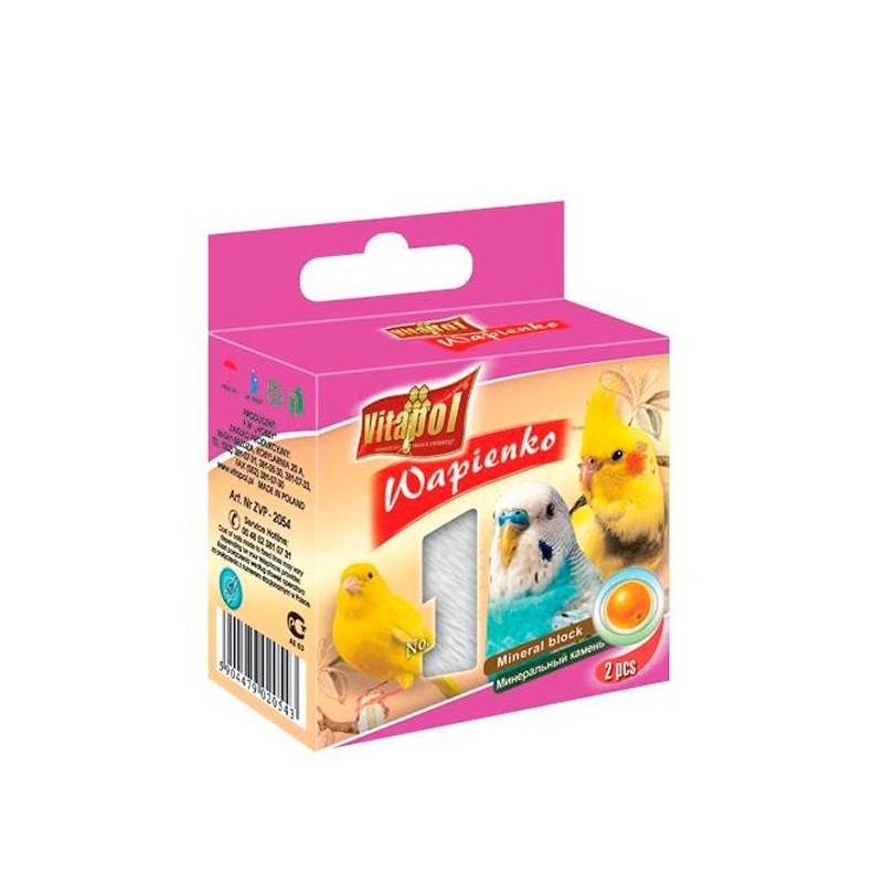 Крейда для папуг Vitapol з апельсином 35 г (5904479020543) 