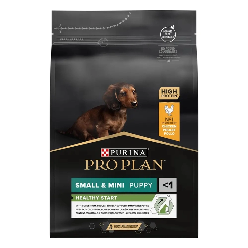 Purina Pro Plan Small & MINI Puppy 1< Healthy Start сухий корм для цуценят малих порід 3 кг - з куркою(7613035114340) 