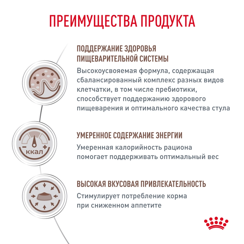 Royal Canin Gastrointestinal Moderate Calorie сухий корм для котів 400 г (3182550771283)  - фото 3