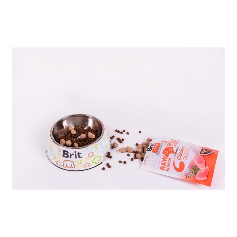 Brit Care Raw Treat Indoor Antistress ЛАСОЩІ Супер-преміум коти (з куркою) 40 г  - фото 1