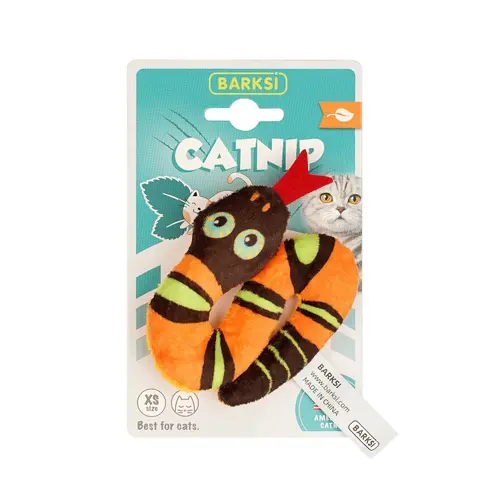 Barksi Catnip Змія іграшка для котів 10 см - з запахом котячої м'яти (2007033036240)