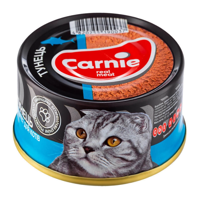 Carnie влажный корм для кошек 90 г - с тунцом (4820255190532) 