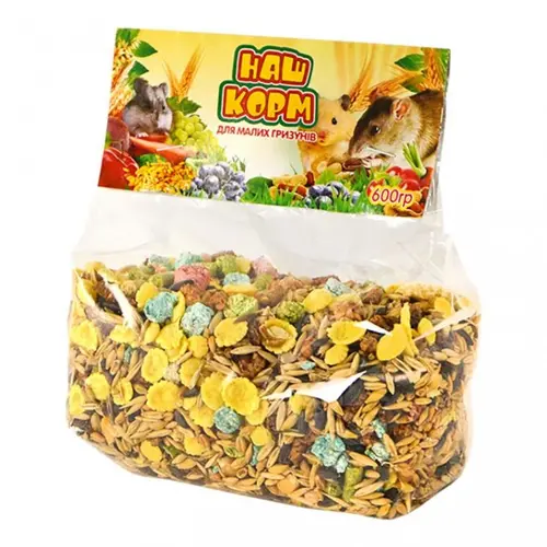 Наш корм корм для малих гризунів 600 г (4823094313995)