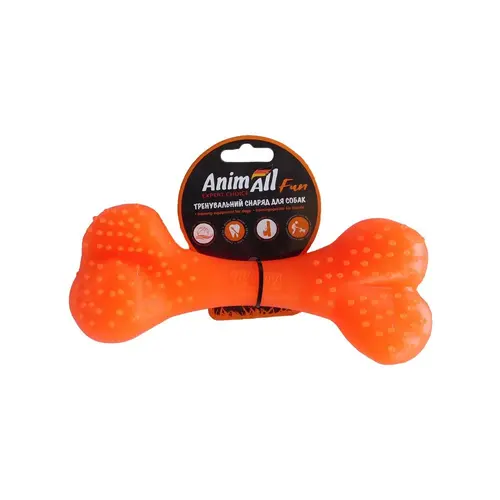 AnimAll Fun Кістка іграшка для собак 25 см - помаранчева (2000981177911)