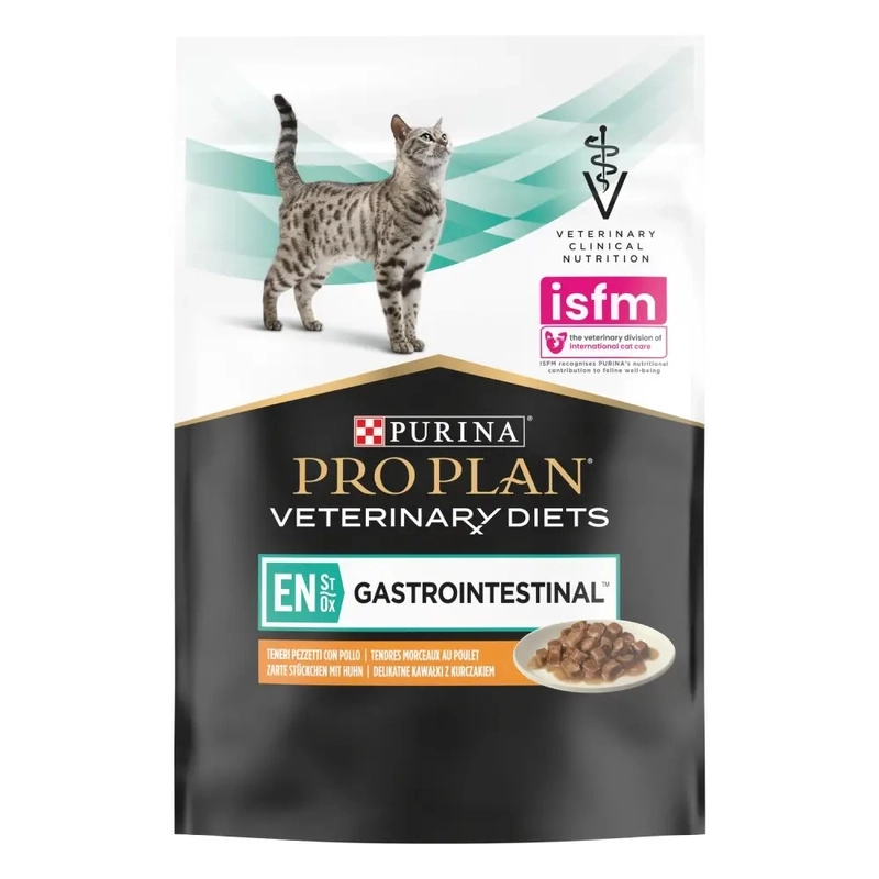 Purina Pro Plan Veterinary Diets EN Gastrointestinal ВОЛОГИЙ КОРМ Холістік коти (при хворобах ШКТ) 85 г 