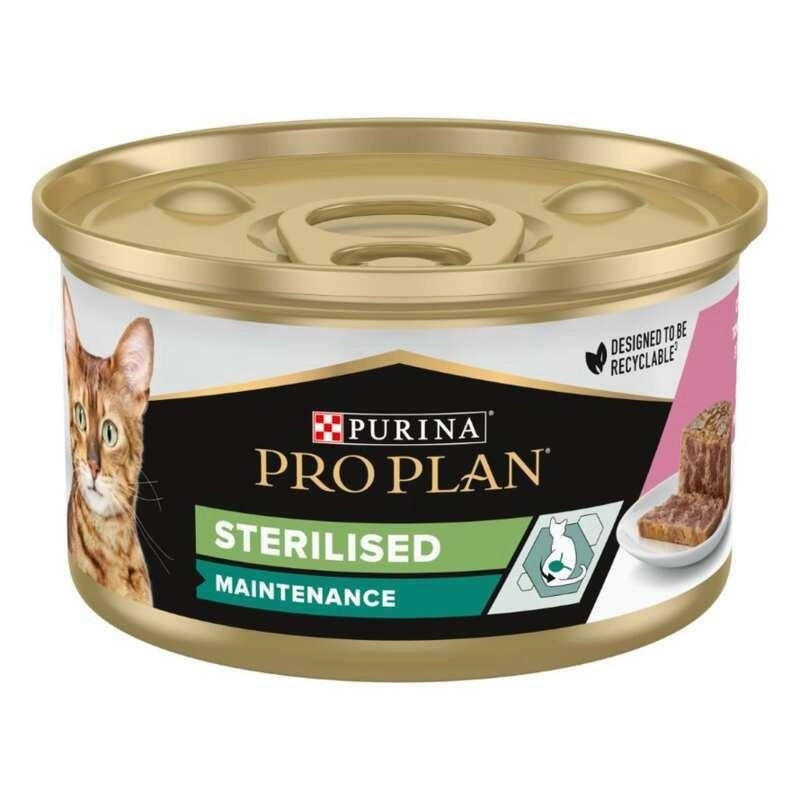 Purina Pro Plan Sterilised ВОЛОГИЙ КОРМ Холістік коти (стерилізовані) 85 г 