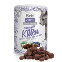 Brit Care Superfruits Kitten Crunchy Snack ЛАСОЩІ Супер-преміум кошенята (з куркою та кокосом) 100 г  - фото 2