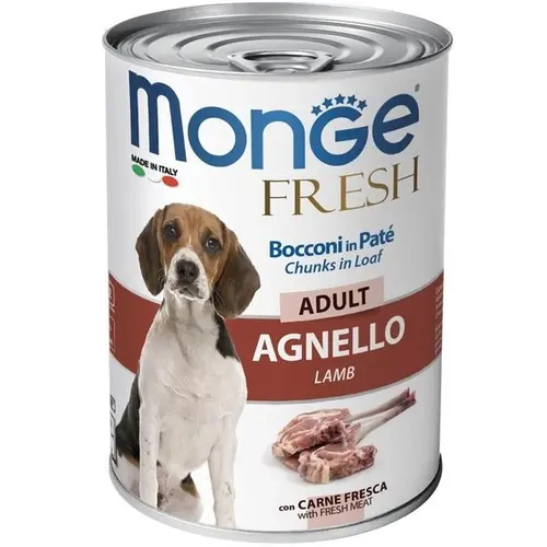 Monge Dog Wet Fresh влажный корм для собак 400 г - с ягненком (8009470014571)