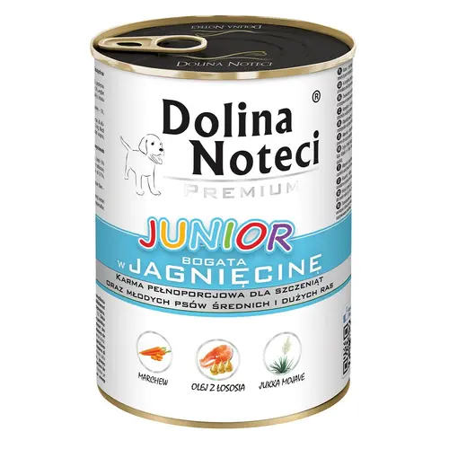 Dolina Noteci Premium Junior Lamb ВОЛОГИЙ КОРМ Premium цуценята (з ягнятиною) 400 г