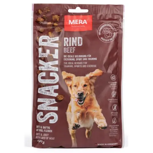 Mera Snacker Rind Beef ЛАСОЩІ Premium собаки (із яловичиною) 200 гр