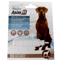 AnimAll VetLine Spot-On краплі для собак 10 мл/піпетка - від бліх і кліщів, 40-60 кг (4820150203849) 