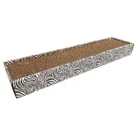 CROCI Animalier Зебра драпак для котів 48х12х5 см - гофрокартон (8023222205765) 
