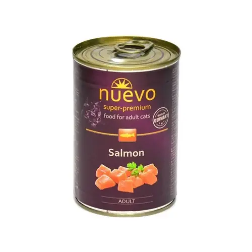 Nuevo Adult Salmon вологий корм для котів 400 г - з лососем (4250231595141)