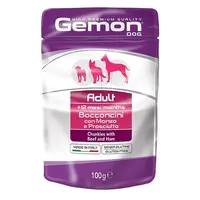 Gemon Dog Wet Adult влажный корм для щенков 100 г - с говядиной и ветчиной (8009470300605) 