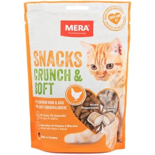 Mera Snacks Snacks Crunch&Soft ЛАСОЩІ Premium коти (з куркою) 200 г