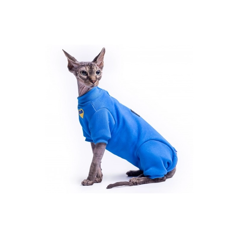 Style Pets Elektro утеплений боді для котів L- - блакитний (3000000004593) 