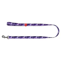 WAUDOG Nylon повідець для собак L - з QR паспортом, з малюнком Фіолетовий камо, нейлоновий (4823089317328)  - фото 1