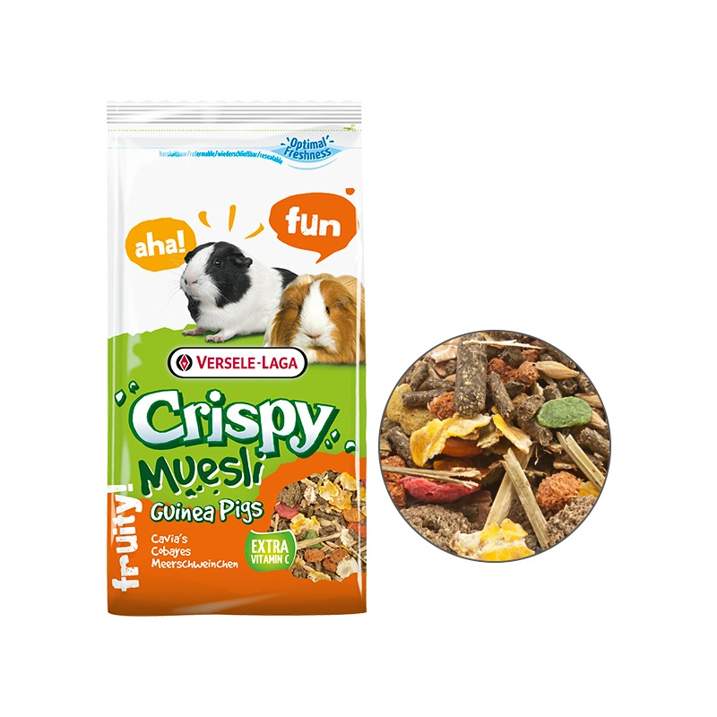 Versele-Laga Crispy Muesli Guinea Pigs корм для морських свинок 1 кг (5410340617113) 