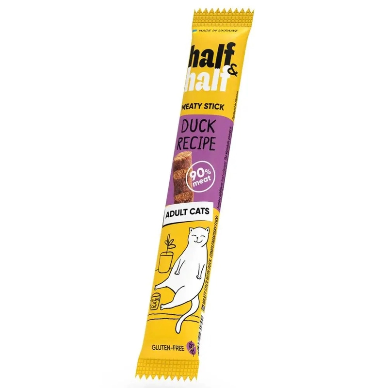 Half&Half Adult ЛАСОЩІ Premium коти (з качкою) 5 г 