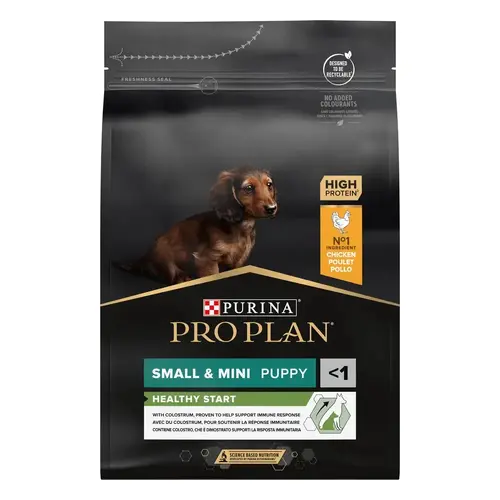 Purina Pro Plan Small & MINI Puppy 1< Healthy Start сухий корм для цуценят малих порід 3 кг - з куркою(7613035114340)