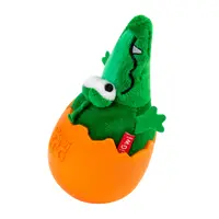 GiGwi EGG Крокодил-неваляшка іграшка для собак 14 см - з пищалкою (4823089351803)  - фото 1