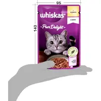 Вологий корм для котів Whiskas з куркою в желе 85 г (5900951302138)  - фото 3