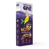 Пончики для декоративних птахів Special One з паприкою, морквою та кунжутом 60г (4823082425174) 