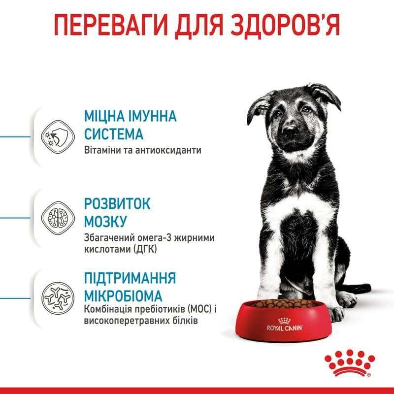 Royal Canin Maxi Puppy СУХИЙ КОРМ Супер-преміум цуценята великих порід (з м'ясом) 4 кг  - фото 10