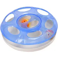 Georplast Ufo іграшка для котів 25х8 см - інтерактивна з 2-ма м'ячами (8016040106055) 