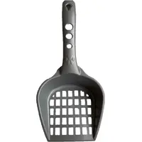 AnimAll CNR 106 туалет для кішок 50х37х13.5 см - під наповнювач, з лопаткою, сірий (2000981202514)  - фото 1