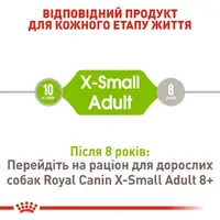 Royal Canin X-SMALL ADULT сухий корм для дорослих собак мініатюрних порід 0.5 кг(3182550793704)  - фото 3