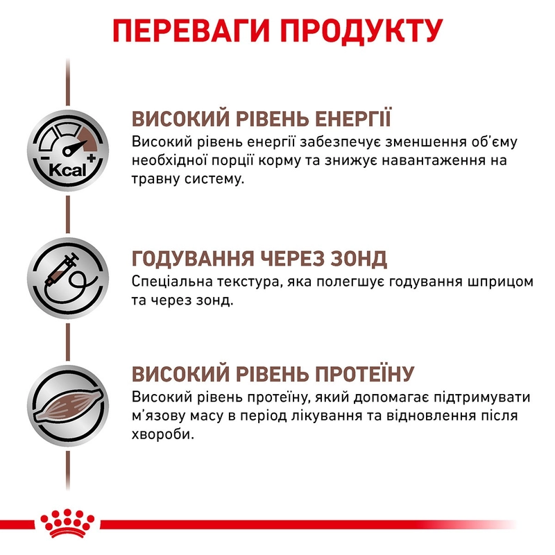 Royal Canin Recovery ВОЛОГИЙ КОРМ Холістік коти (для відновлення) 195 г  - фото 1