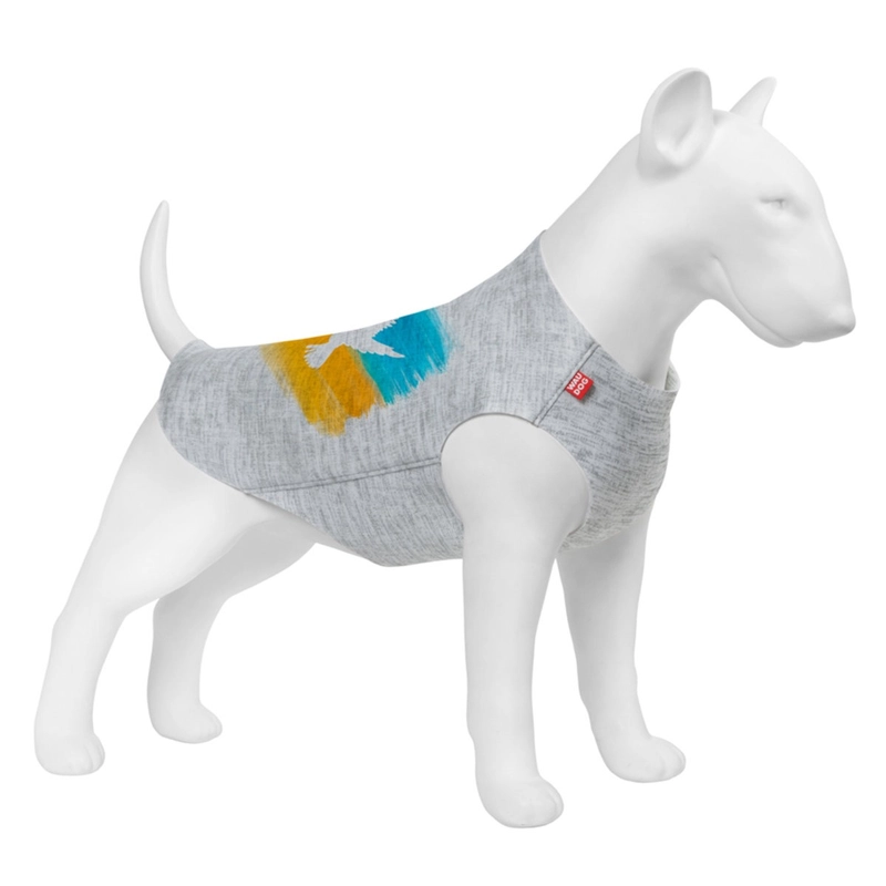 WAUDOG Clothes майка для собак M 45 - з малюнком Прапор (4823089349770) 